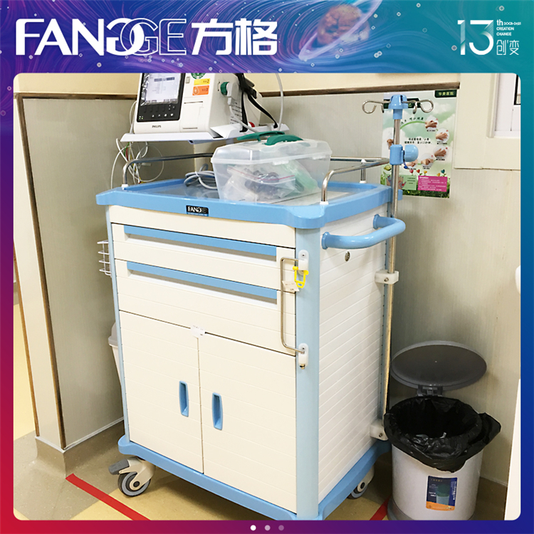 厂家供应_抢救室急救车 医用急救车推车