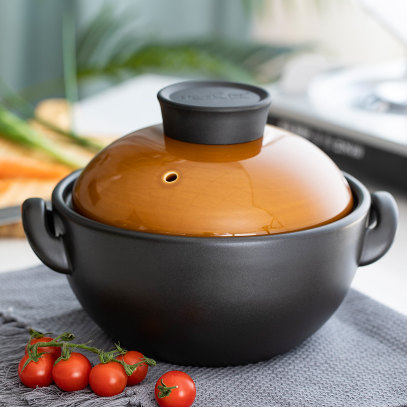 泥火匠砂锅炖锅煲汤家用燃气煤气灶专用陶瓷小煲仔干烧煲炒菜沙锅