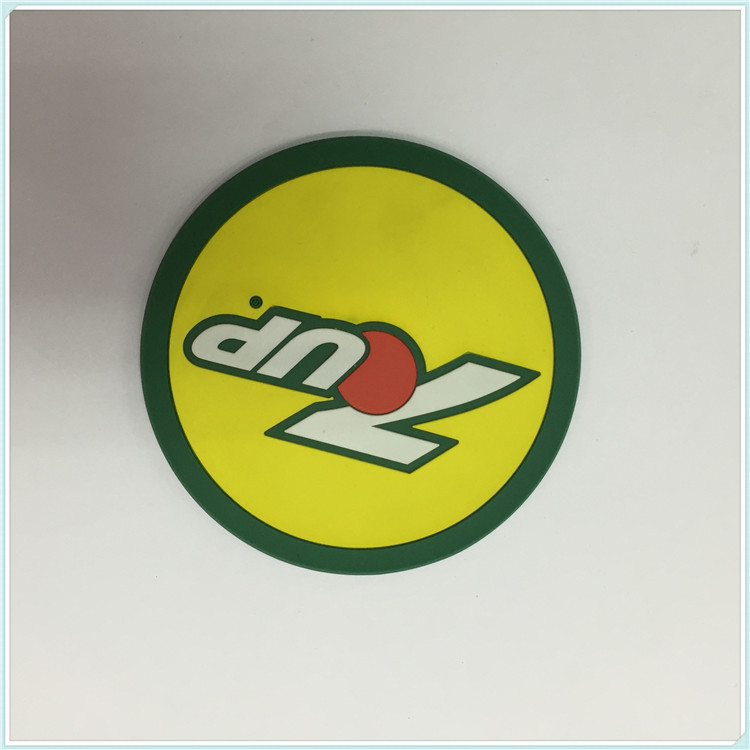 可定做环保硅胶杯垫 方形茶杯垫滴胶logo硅胶垫 方形硅胶杯垫