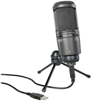 销售铁三角 AudioTechnica AT2020USB 心形电容USB话筒