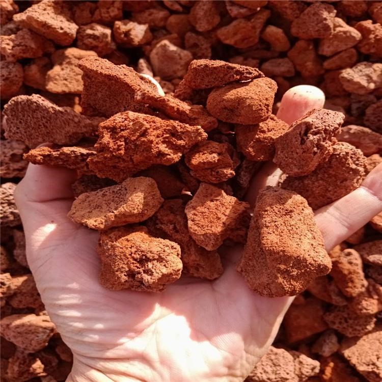 红色火山岩价格 石家庄永顺红色火山岩批发