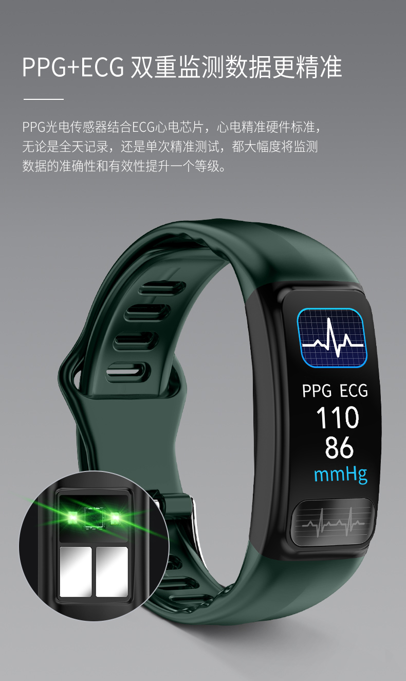 首页 仪器仪表 环境检测仪器 在线监测仪 华为手机通用智能手环医疗级