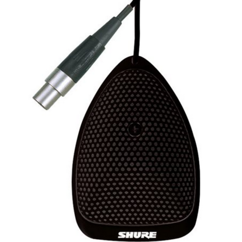 shuremx391c心形拾音话筒黑色供应