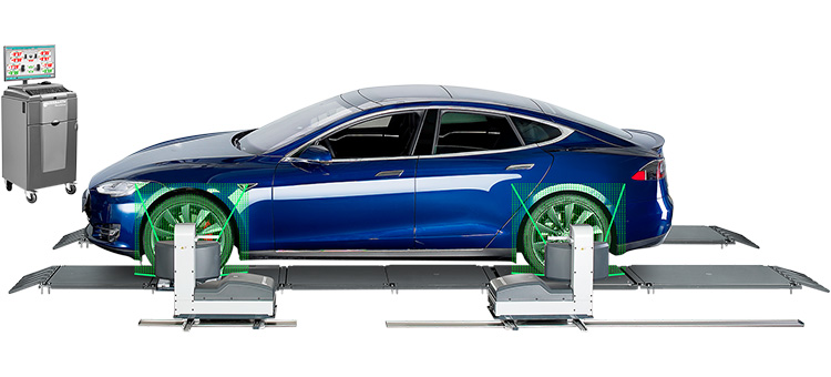 百斯巴特非接触式四轮定位仪