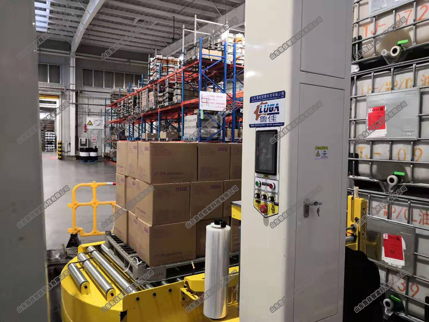 全自动托盘打包机