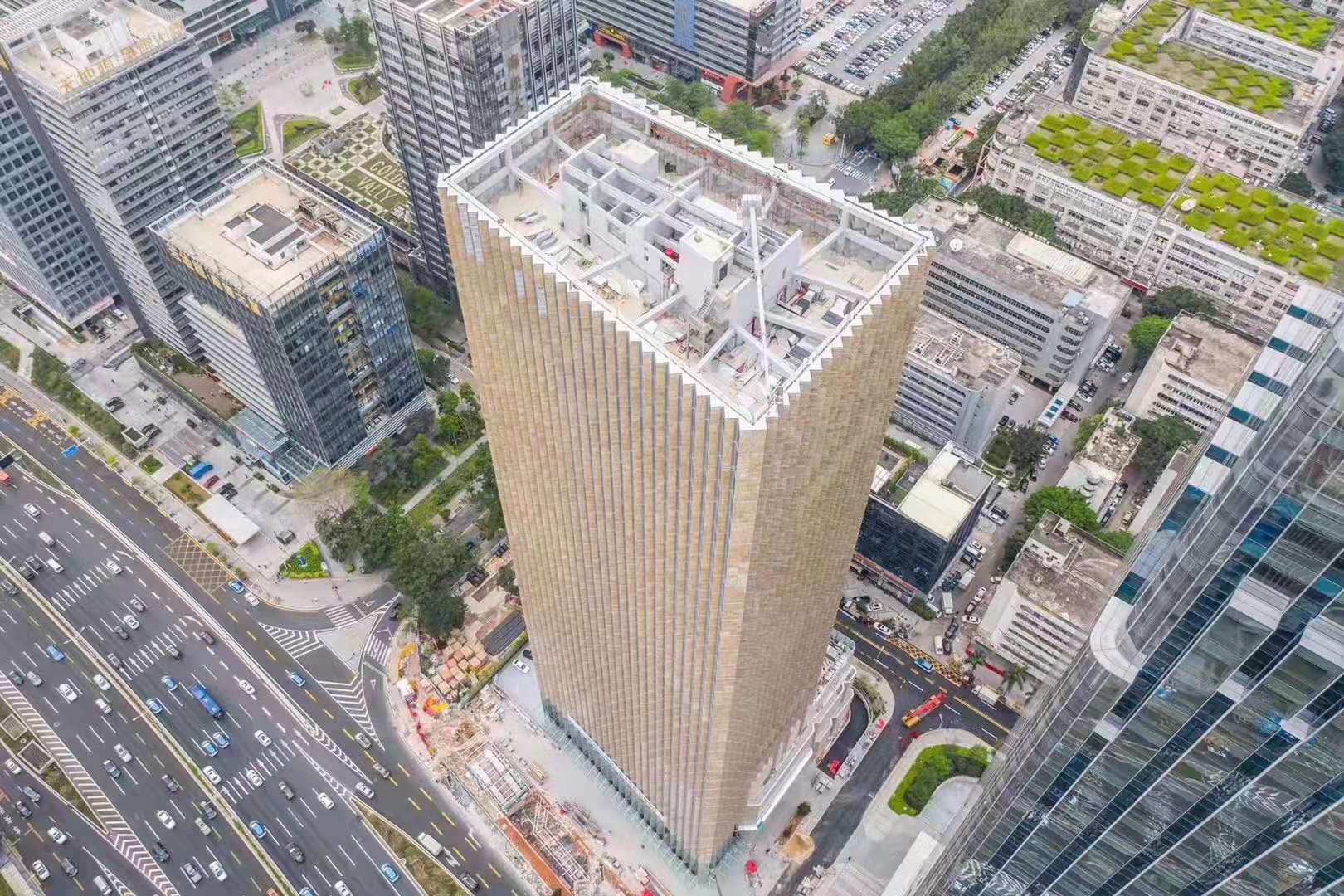 福田车公庙万科滨海云中心写字楼出租近地铁口