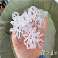 聚丙烯DN47无边花环填料 长期供应各种塑料散堆 金属材料