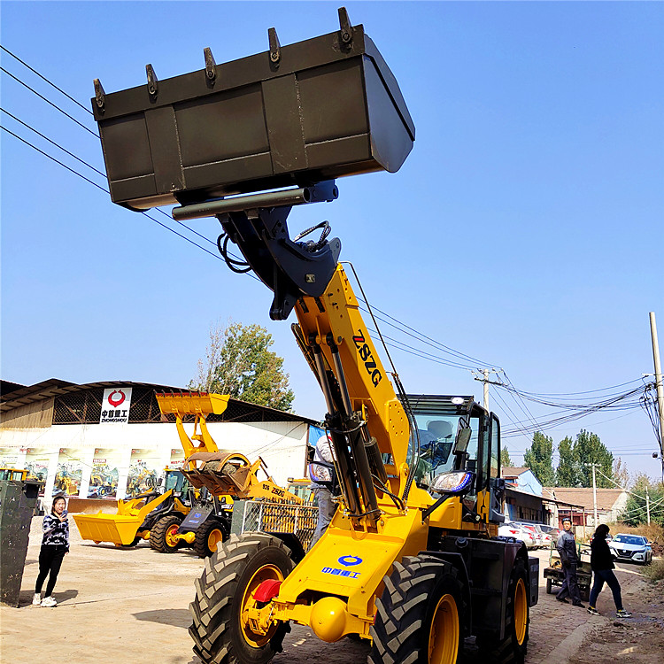 加长大臂的铲车新型伸缩臂装载机介绍厂家发货