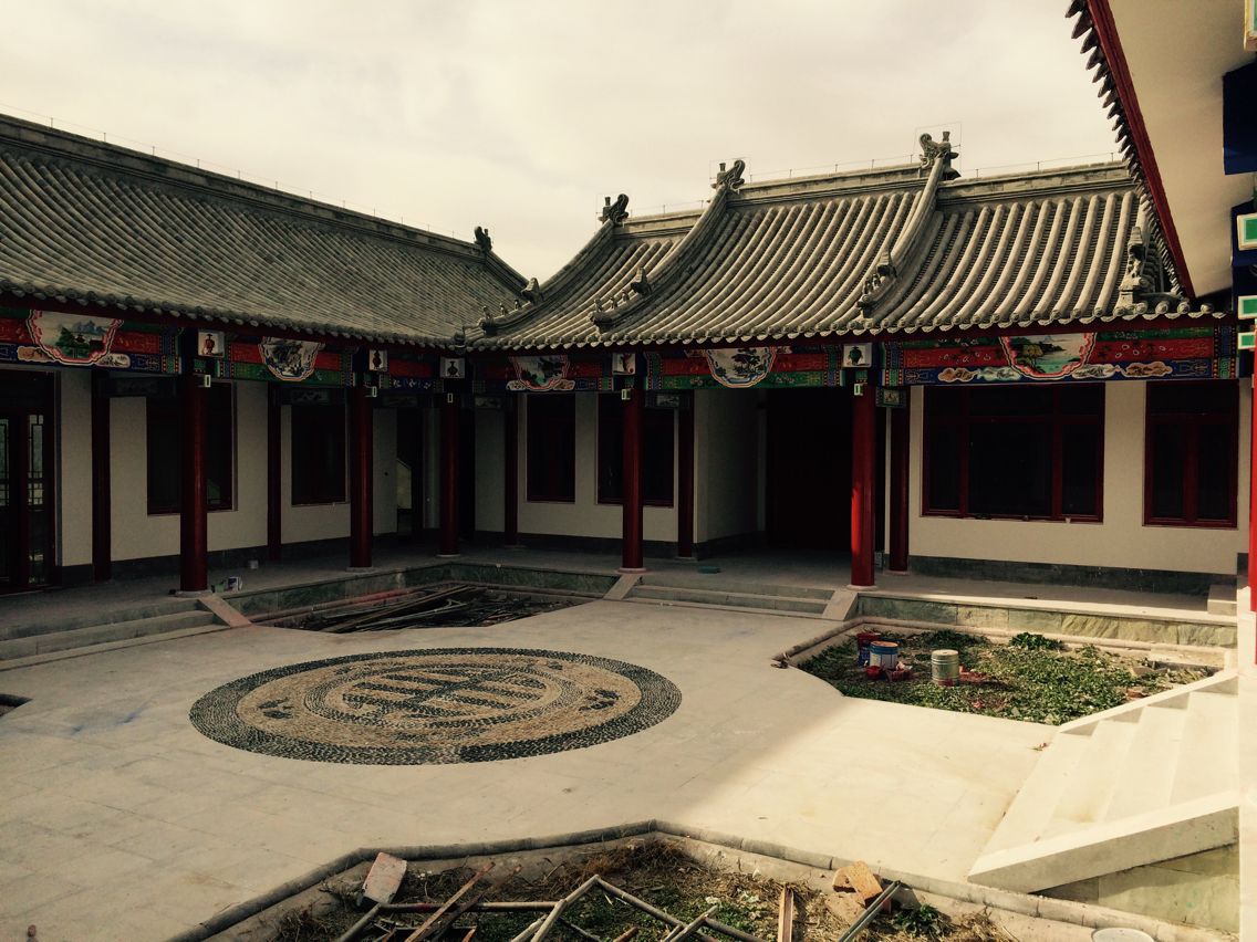 古建筑四合院彩绘彩画