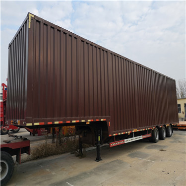 快递物流厢式半挂车