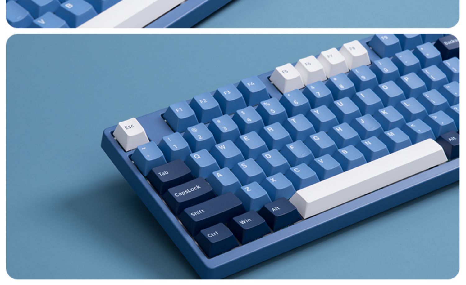 akko 3098ds 红豆抹茶海洋之星有线机械键盘98键青轴粉轴佳达隆cap金