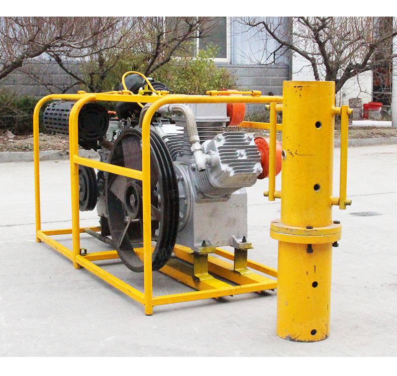 恒旺防汛抢险打桩机气动植桩机