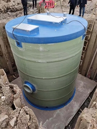 陕西延安一体化污水泵站 玻璃钢材质强度说明