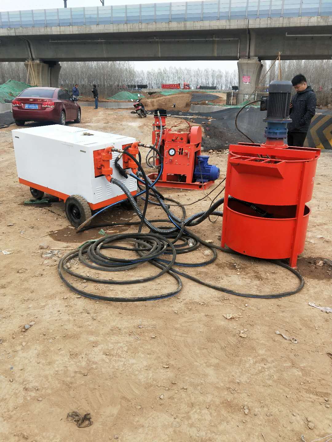 ZLJ-350坑道钻机大扭矩探水钻机房屋注浆加固工程钻机