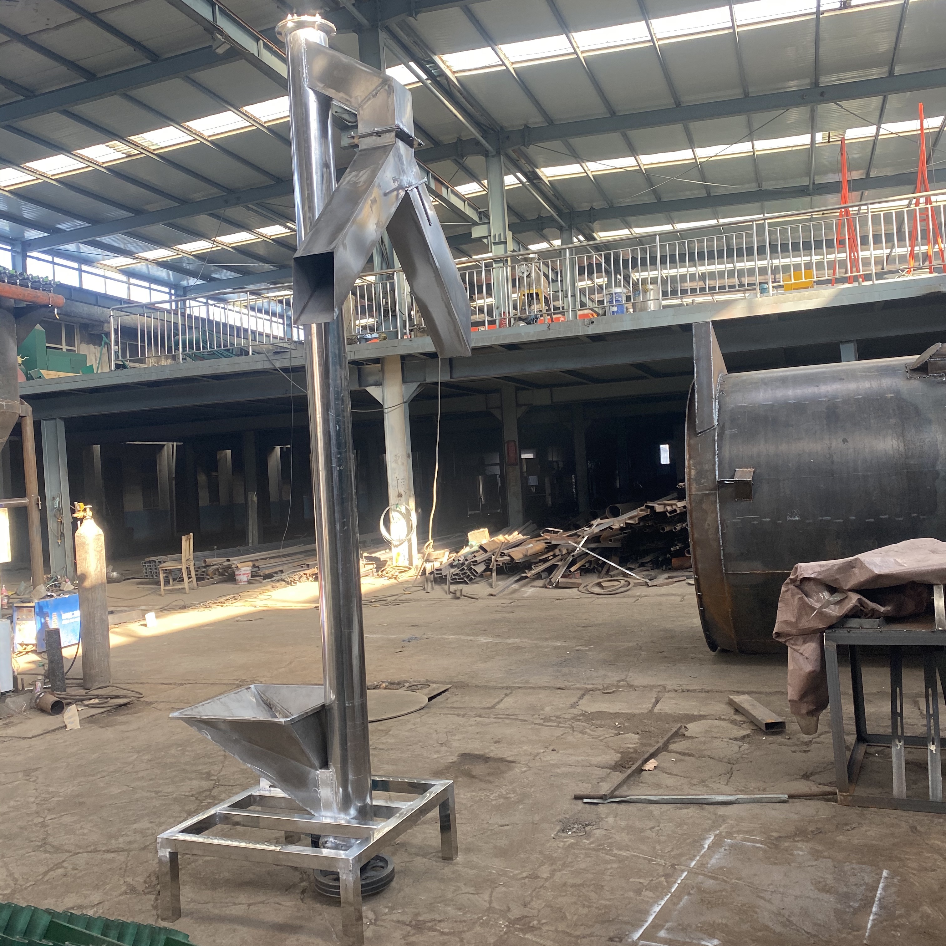 碳钢材质干沙螺旋输送机facai大米浆螺旋提升机