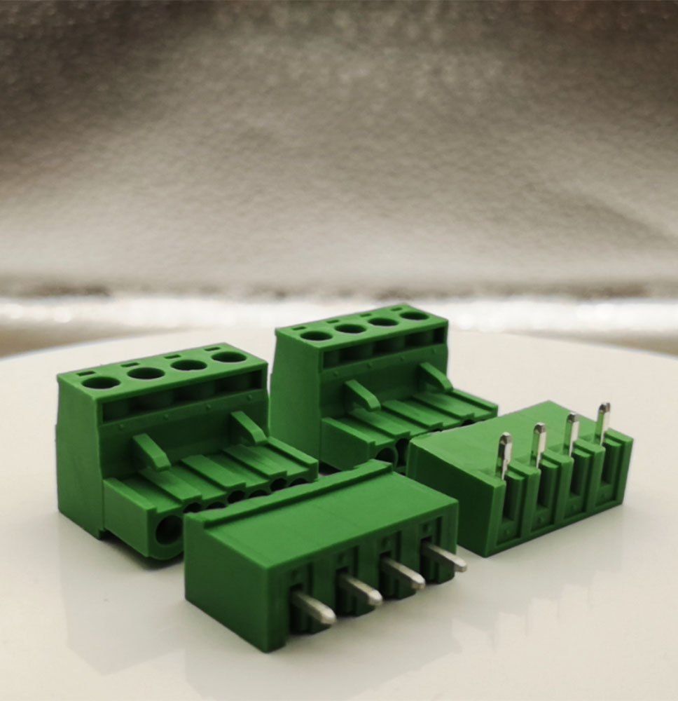 508mm板对板pcb连接器电路板ptb750s25绿色插拔式接线端子