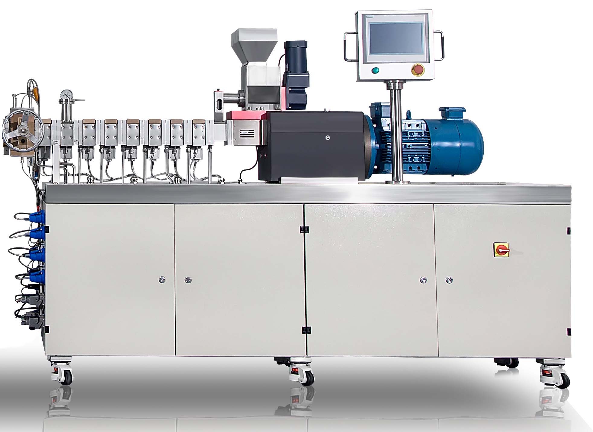 双螺杆混炼挤出机广州普同橡塑实验设备生产厂家