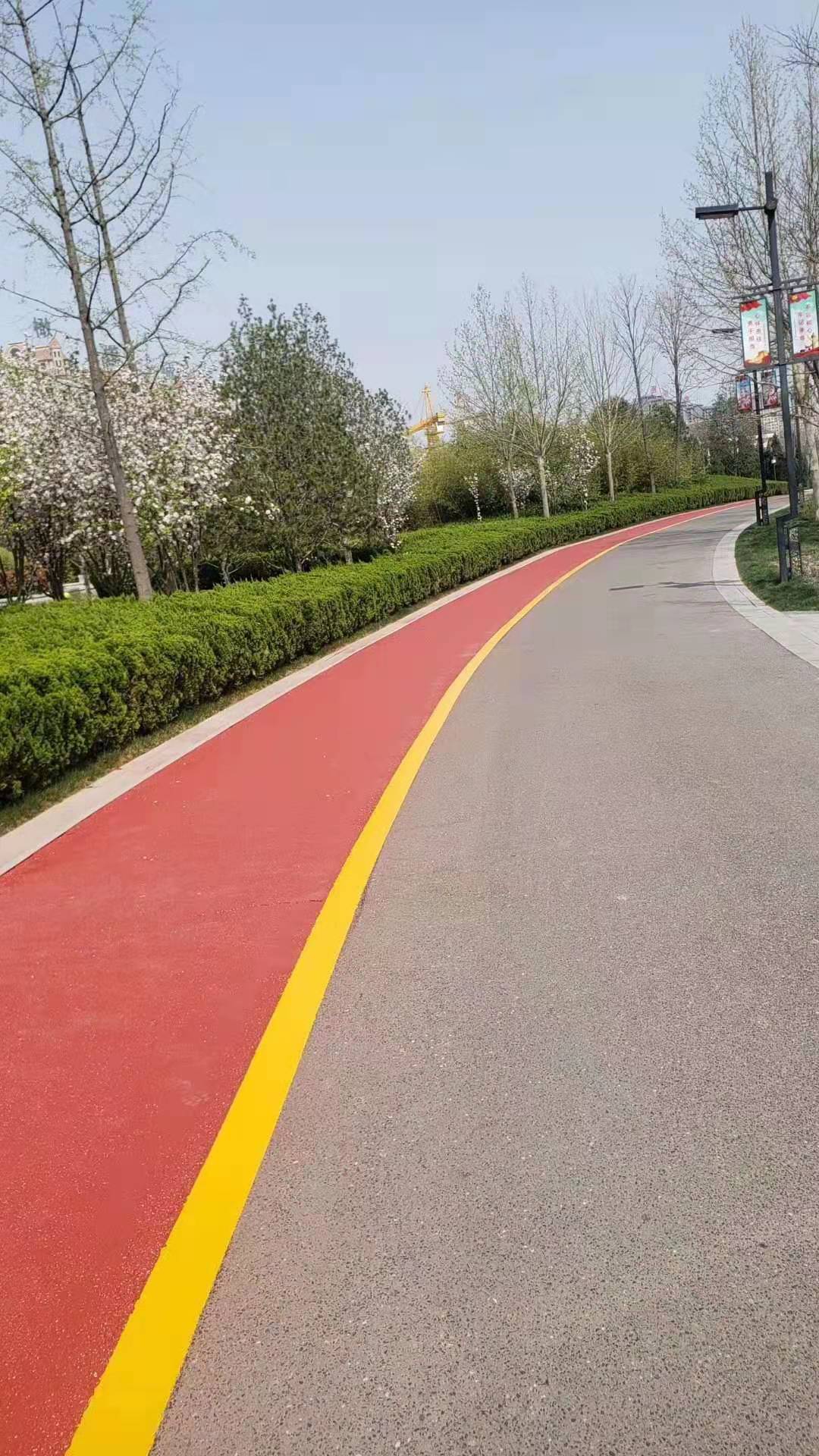 深圳彩色沥青路面黑色沥青路面改色城市沥青路面改色