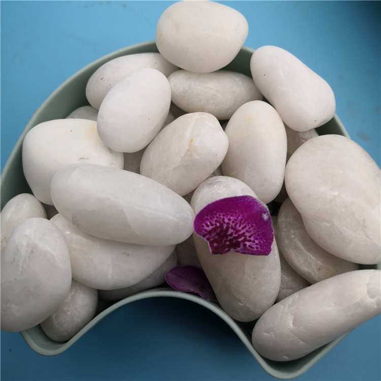 供应永顺景观白色砾石白色石子白色水刷石石子