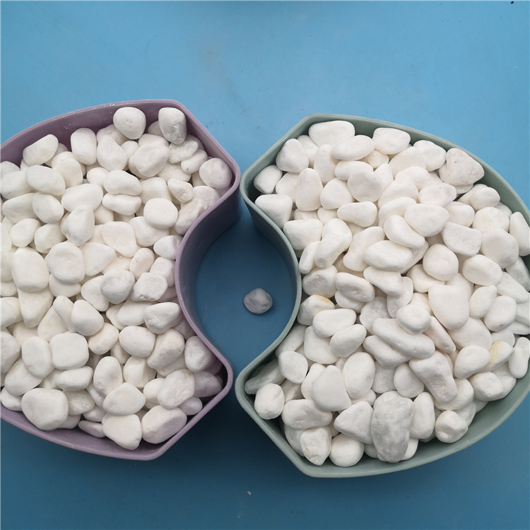 供应永顺景观白色砾石 白色石子 白色水刷石石子