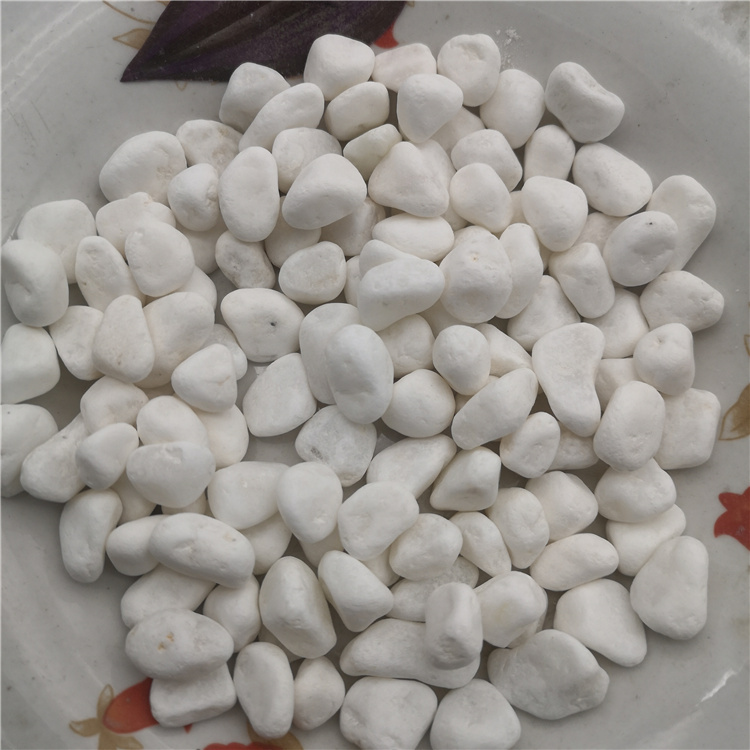 供应永顺景观白色砾石白色石子白色水刷石石子