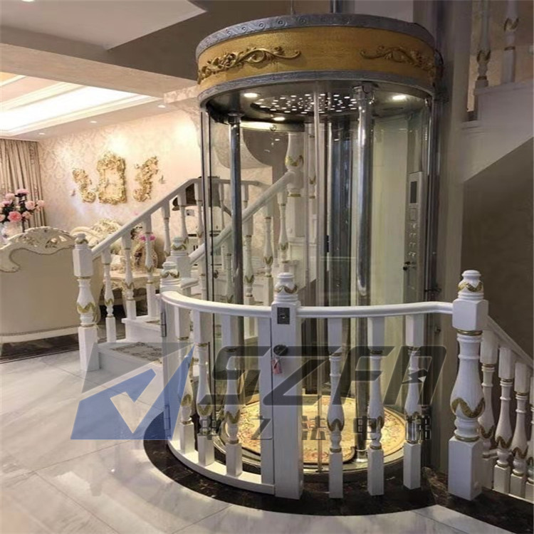 上海圆形电梯 别墅电梯 私人定制 低调奢华