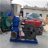 家用饲料颗粒机 干进干出颗粒饲料机 压缩密度大饲料颗粒机  