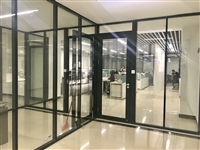 办公室铝合金成品玻璃隔断