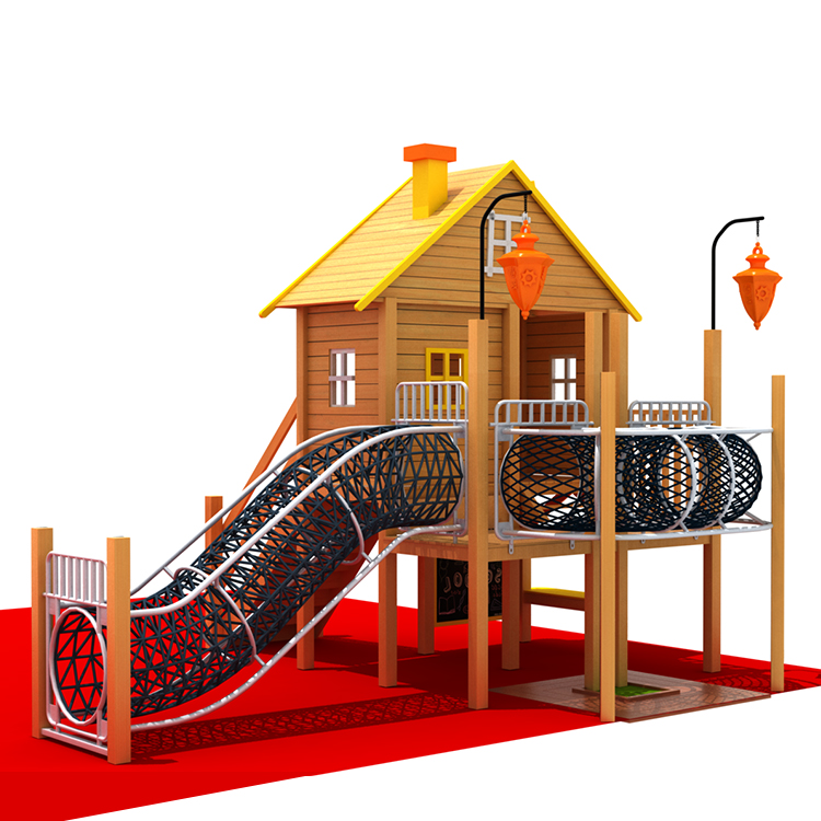 木质滑梯实木滑梯幼儿园原木滑梯