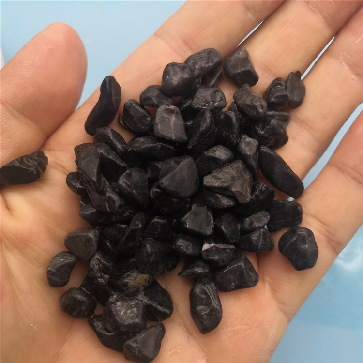 永顺供应黑色洗米石石子水洗石石子厂家