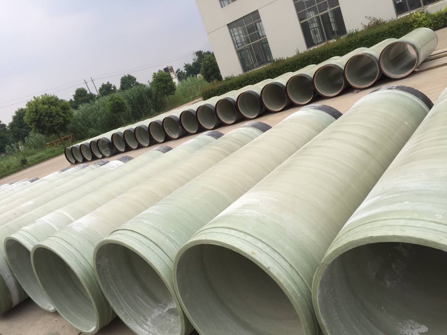 玻璃钢管道 玻璃钢夹砂管市政排污雨水管