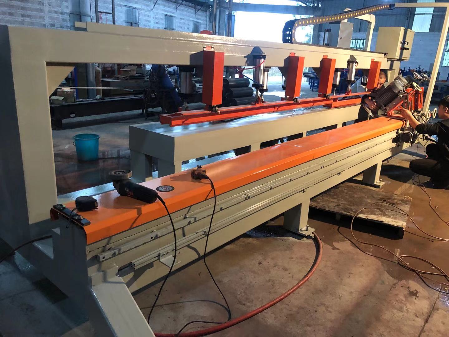 3200型岩板45度倒角无缝拼接机