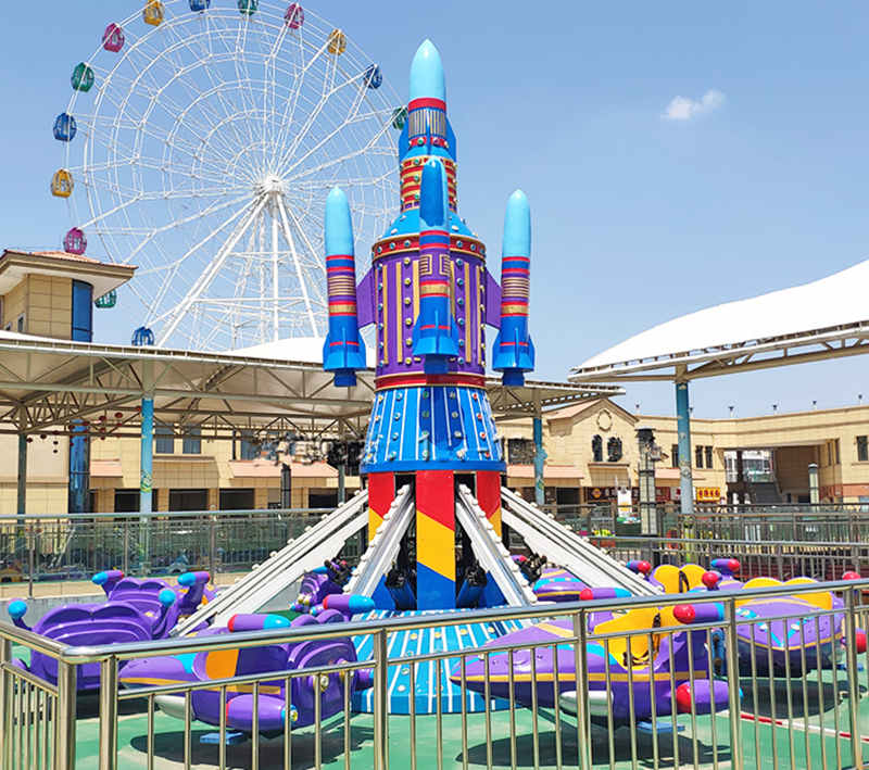 8臂自控旋转飞机厂家 户外自控飞羊游乐设备