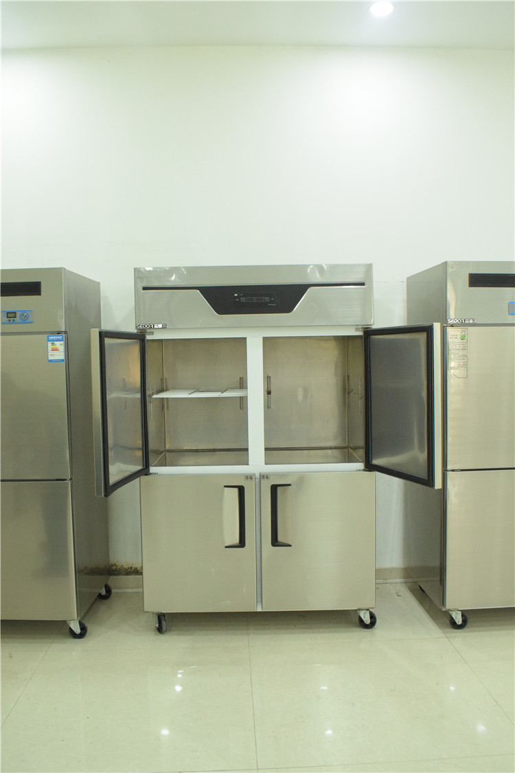 立式六门单温冰柜厨房立式6门不锈钢单双温冰柜