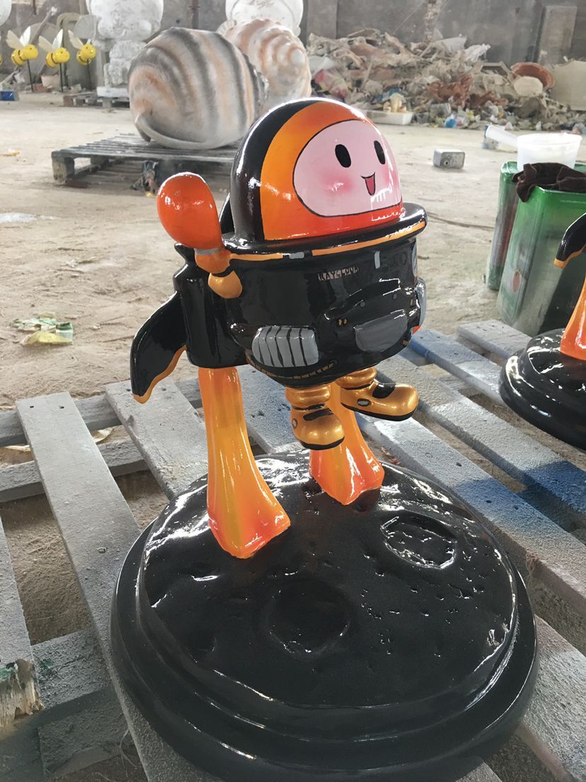 厂家定制玻璃钢雕塑 玻璃钢卡通公仔雕塑 商场美陈设计工艺品