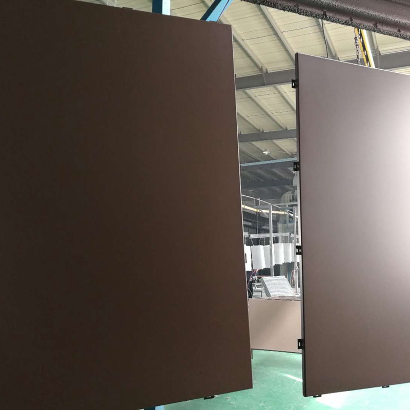 幕墙咖色氟碳铝板
