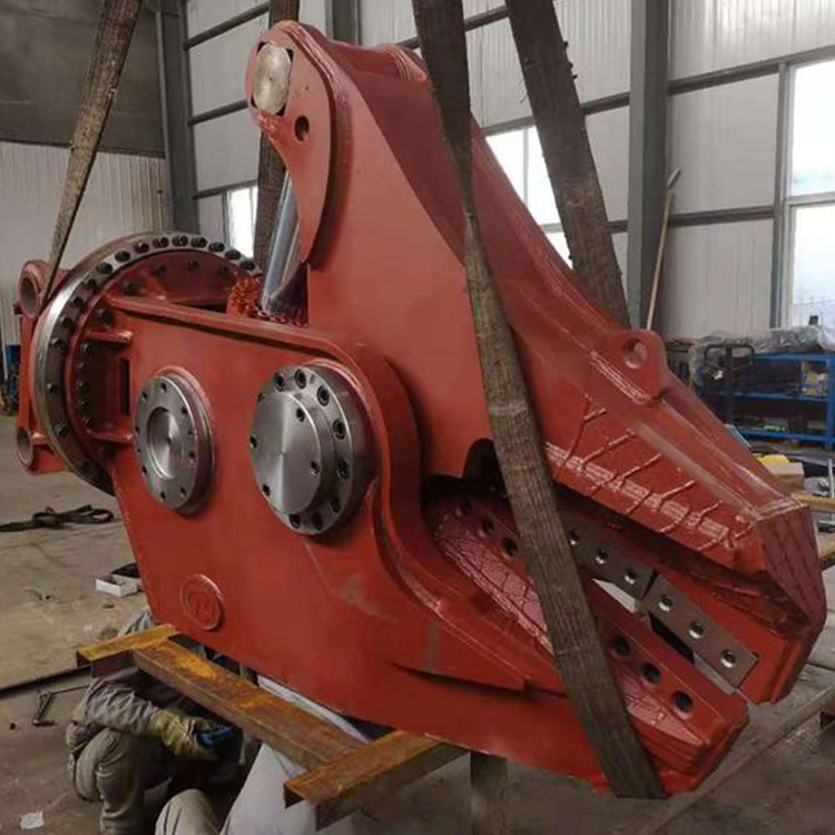 中拓挖掘机拆车机钢结构鹰嘴钳小型挖掘机拆车剪