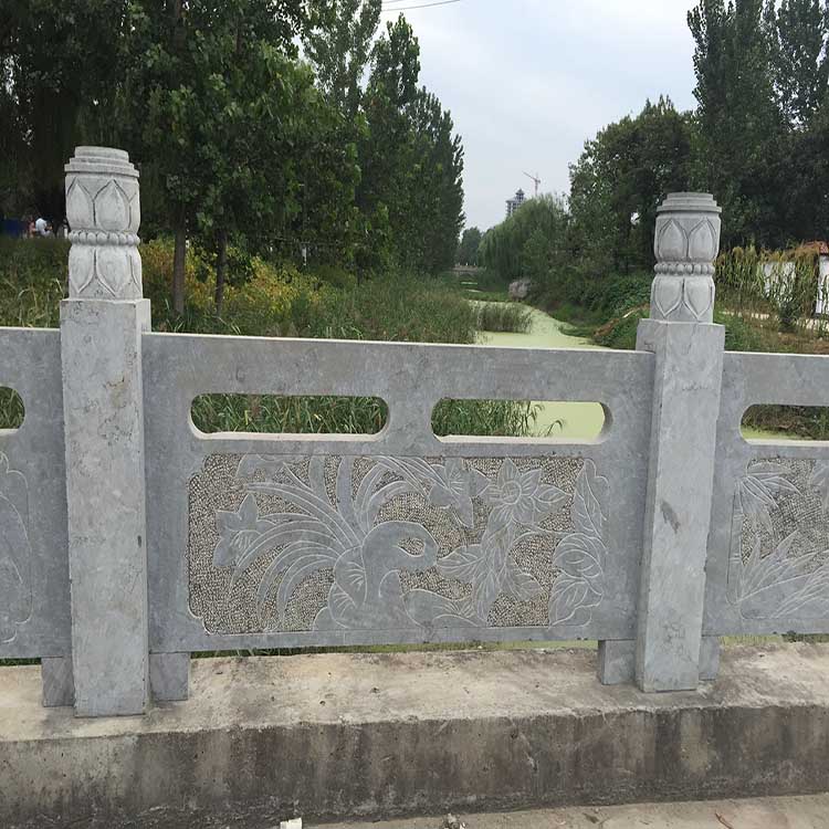 一手貨源石欄杆寺廟 圍牆花園石欄杆 金越石業 雕刻精美