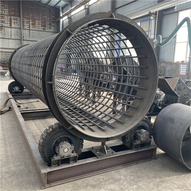 大型无轴滚筒筛 炭土筛分机 筛石子设备 凯高