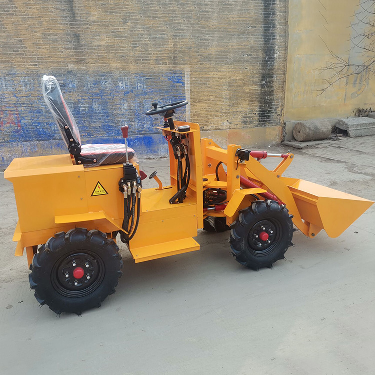 铲车电动 沙场煤矿装卸铲车 四驱微型装载机