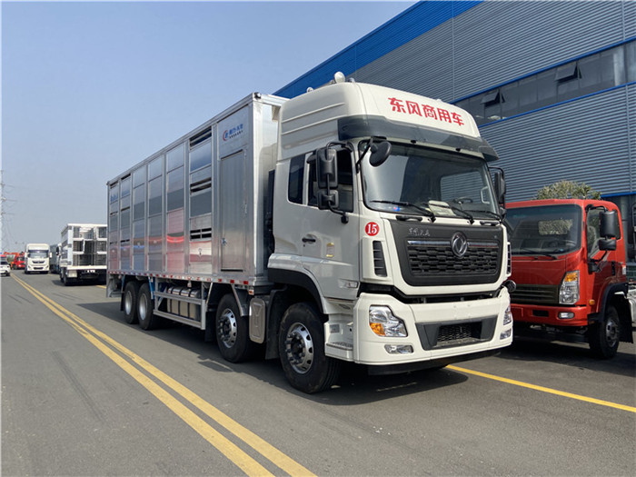 采购一辆新疆拉猪车 福田欧曼新款拉大猪货运汽车