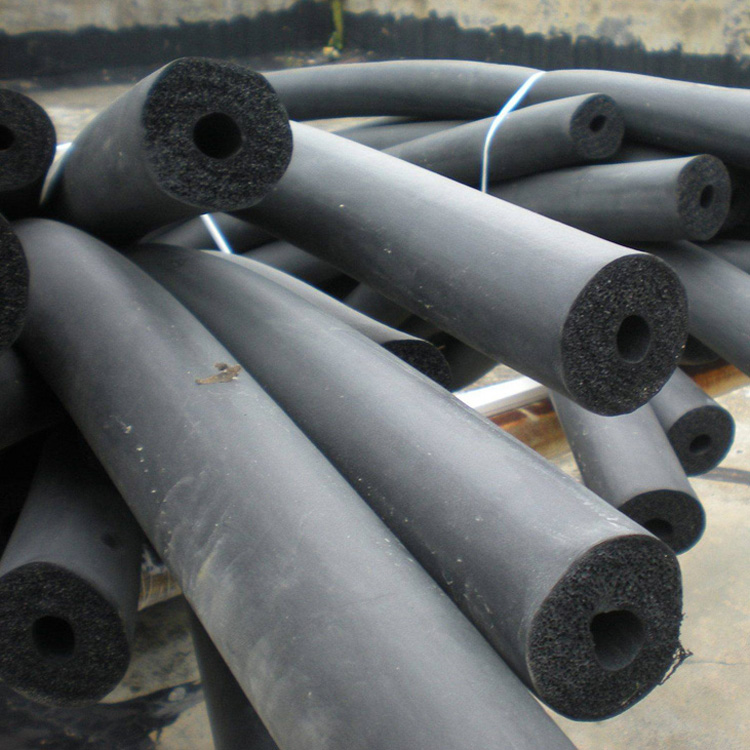 橡塑保温管20mm黑色保温橡塑管千丛销售橡塑管