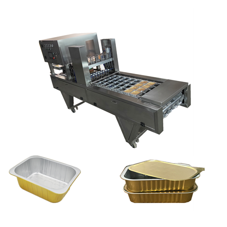 铝箔盒预制菜包装机  可自动灌装汤汁 全自动封口