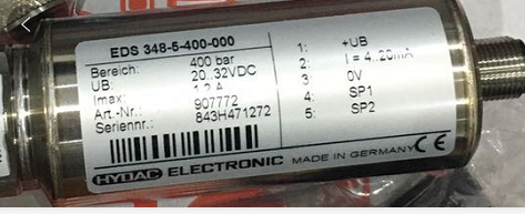 贺德克HYDAC压力传感器选用资料