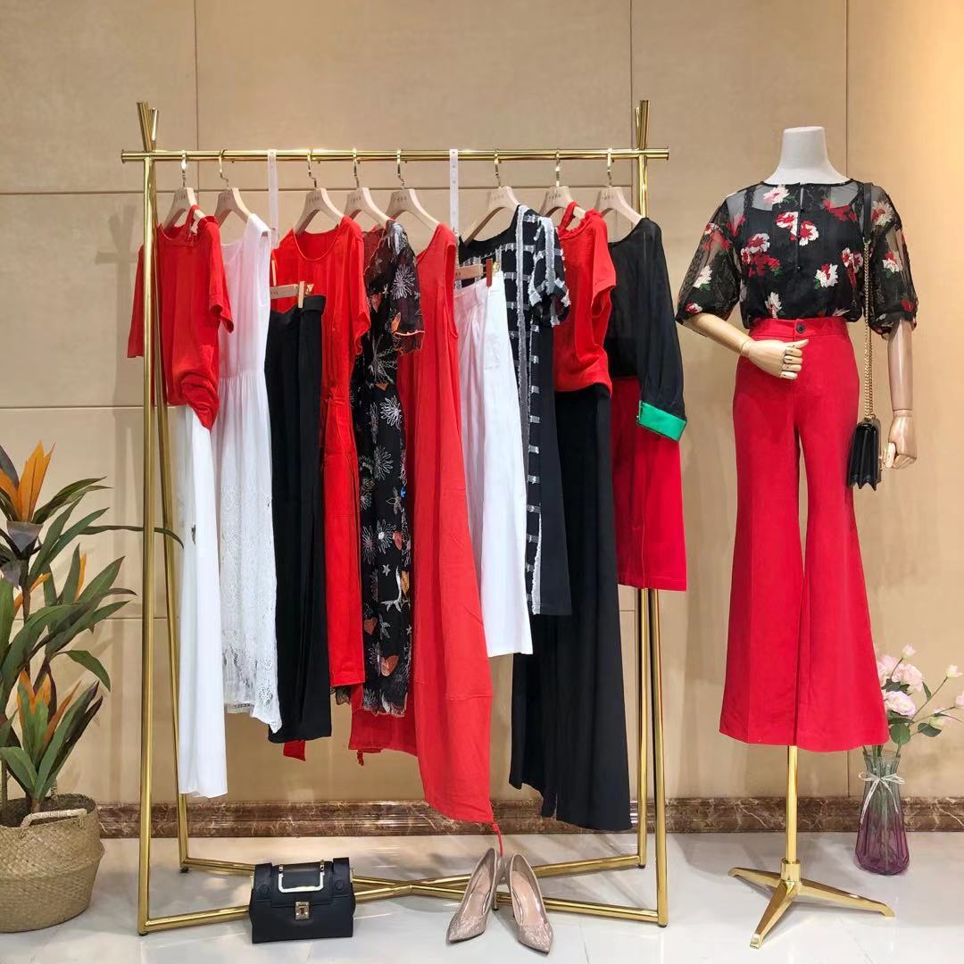 杭州品牌折扣女装货源地址几禾2021春装工厂微信群促销