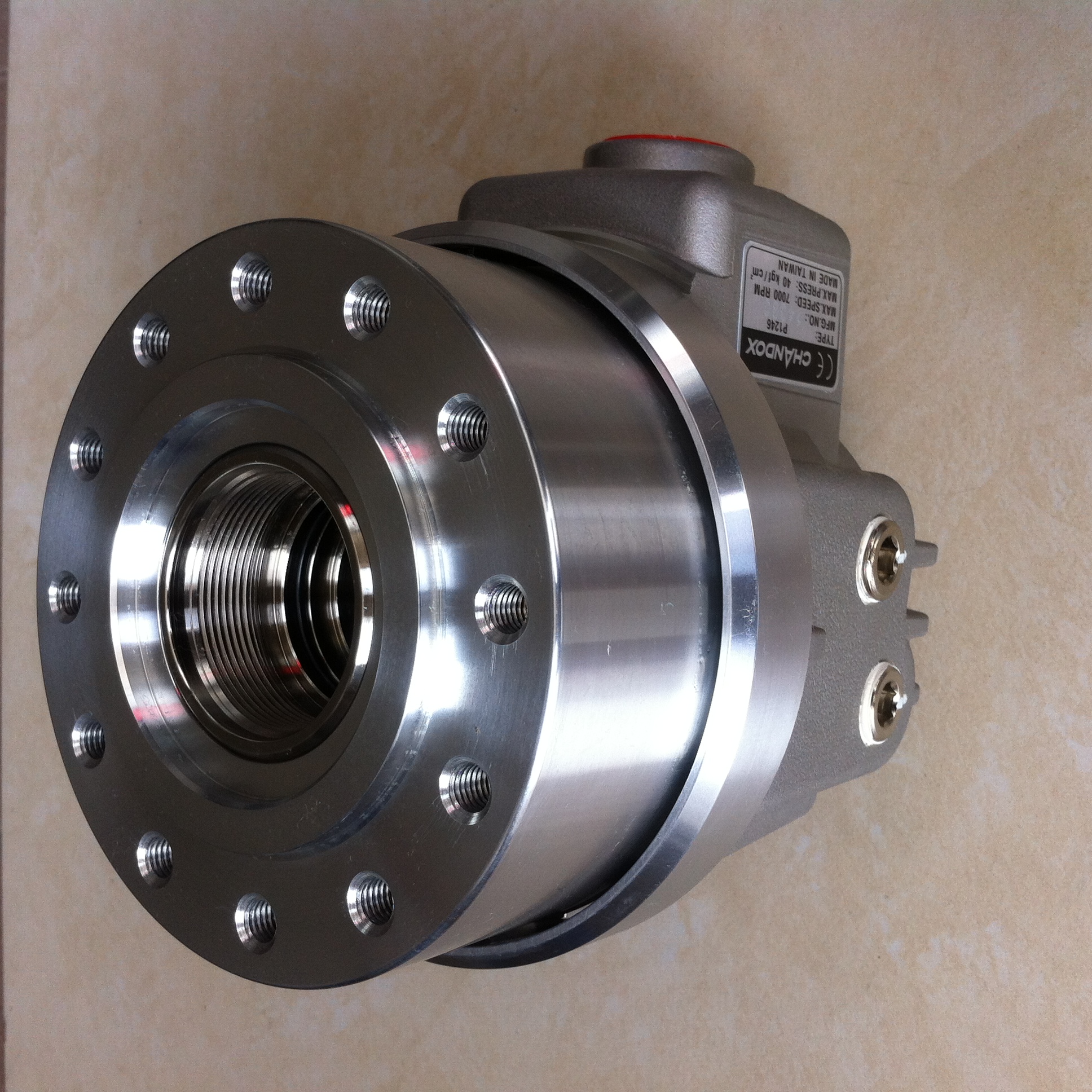 千岛6寸油缸p-1246配台湾千岛卡盘6寸中空液压卡盘