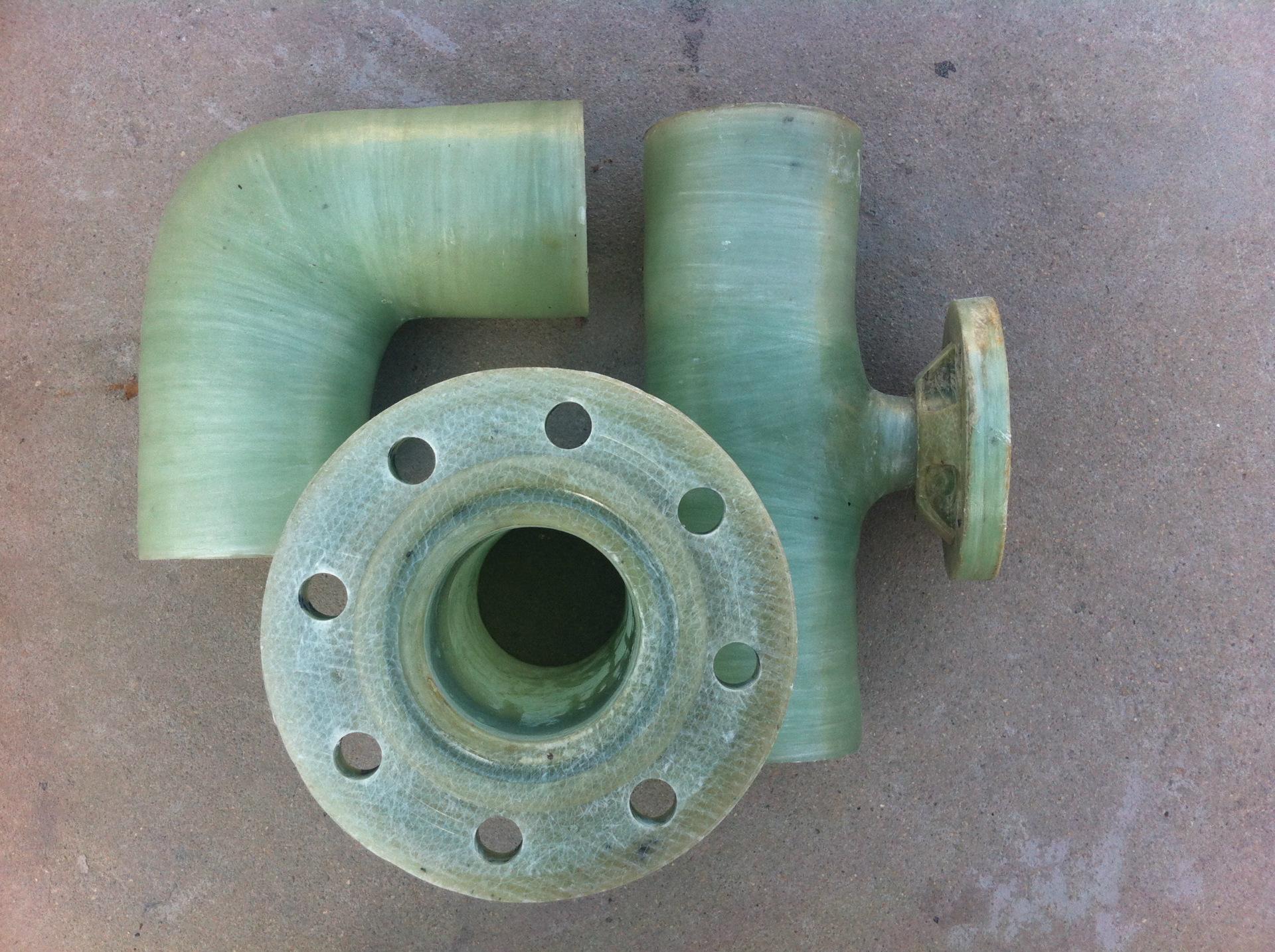 海通玻璃钢管件玻璃钢弯头玻璃钢焊接法兰样式齐全多种规格