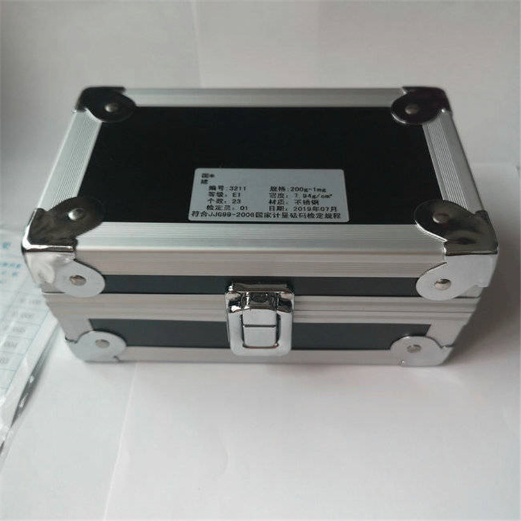 大冶市JF1砝码生产厂家 1mg-500g套装无磁不锈钢砝码销售