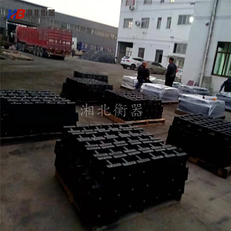 榆林20公斤商砼站砝码M1级别校秤用20kg25kg手提铸铁砝码厂家