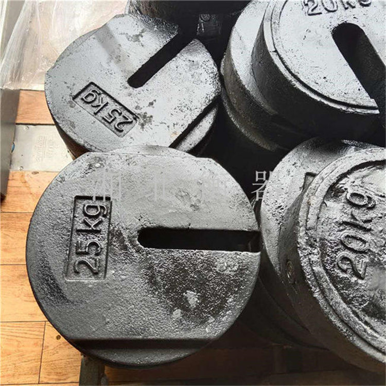 配重用25kg增坨铸铁砝码 25公斤C形增坨标准砝码价格